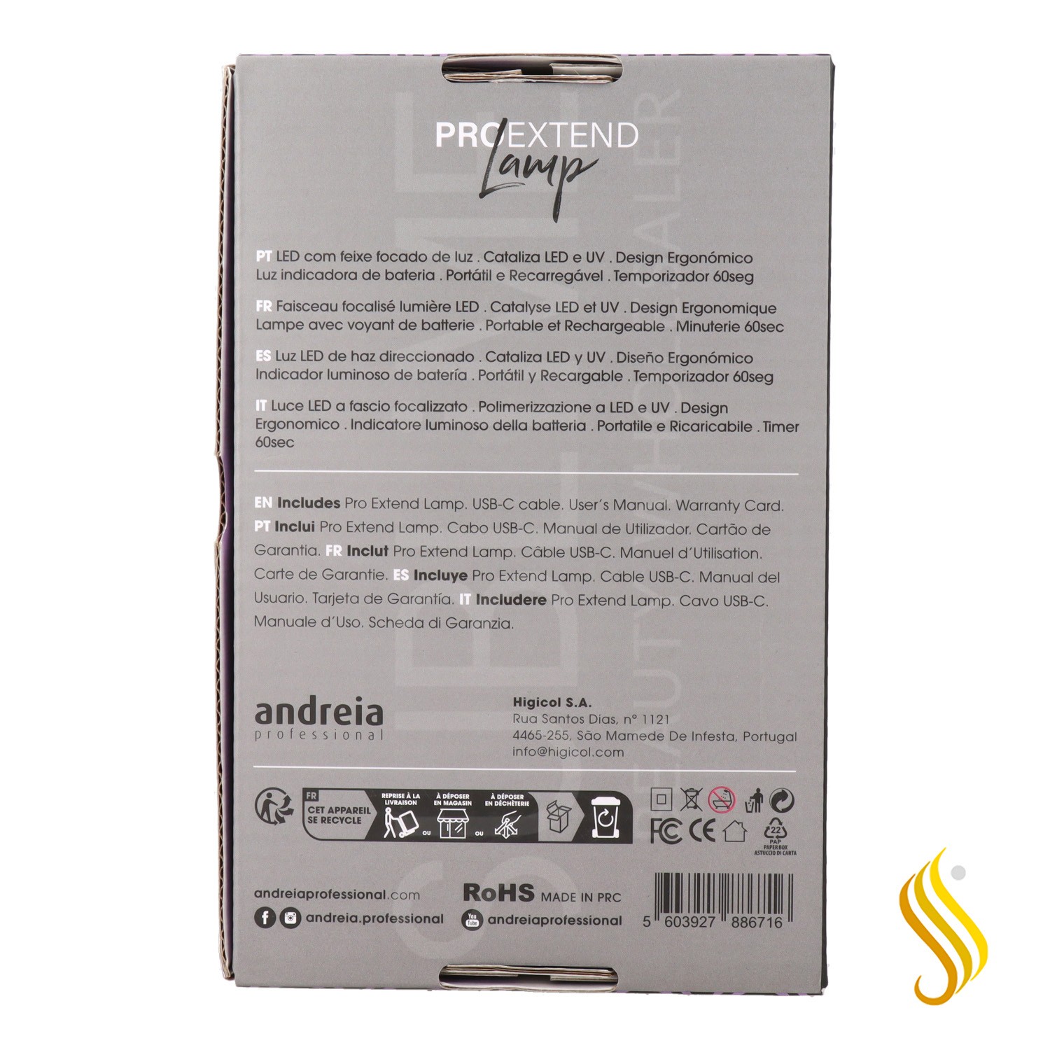 Andreia Pro Extend Lampara Luz Led